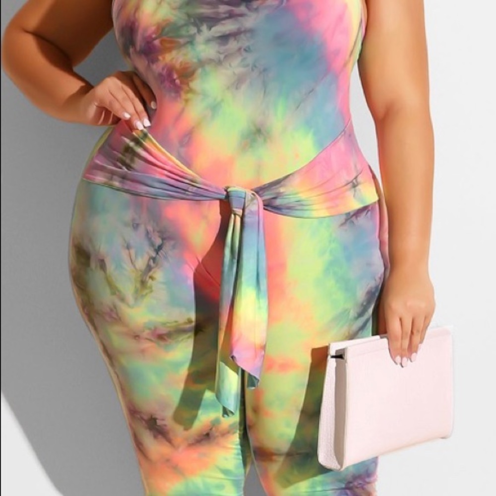 Tie dye jumpsuit